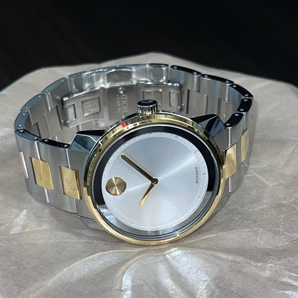 PreLoved MOVADO Bold Silver Dial Two-tone